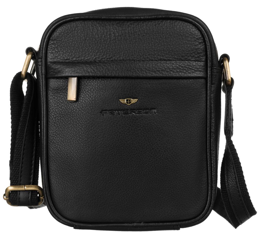 PTN 5021-NDM-2960 Black Leather Bag