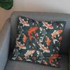 2D Colorful Koi Fish Pattern Decorative Pillow Cover Pattern Cushion Cover Suitable For Sofa Bedroom Car Pillow Cover