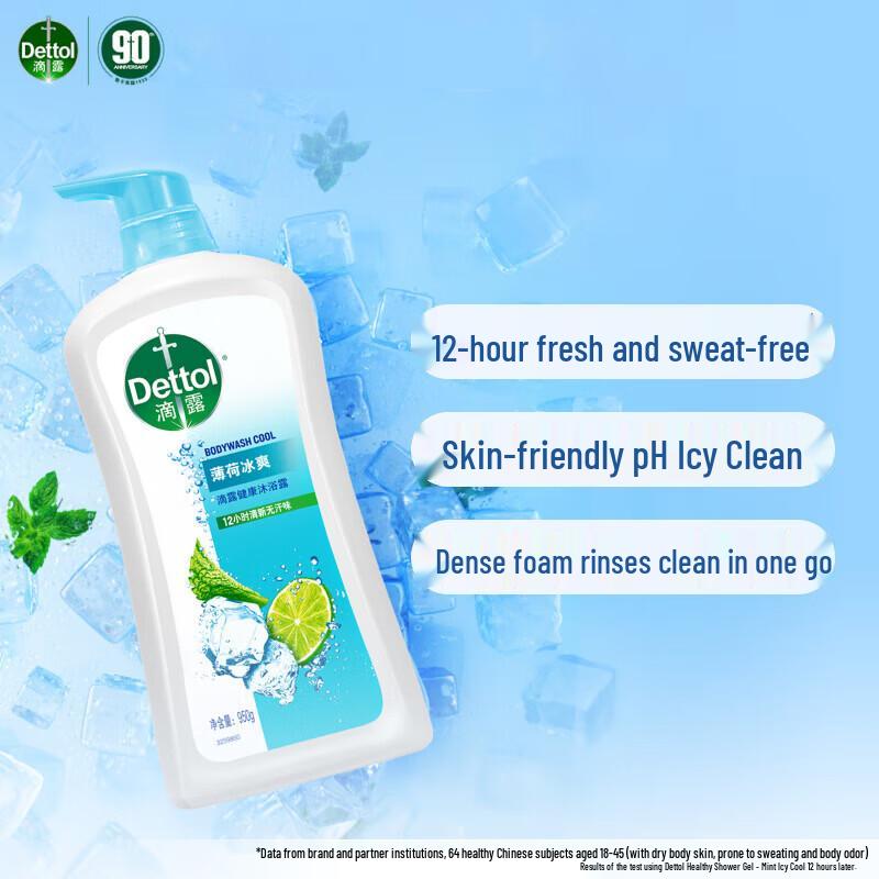 Гель для душа Dettol Мятный Ледяной Прохладный 950 г
