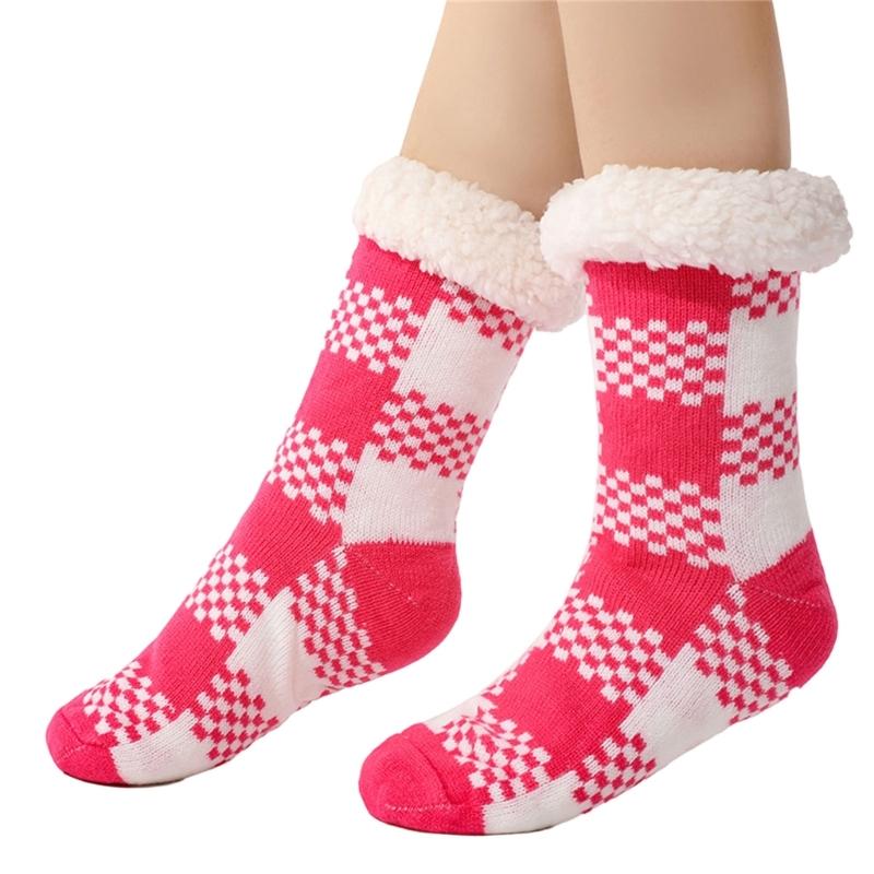 Comfortable Warm Acrylic Floor Socks for Women Offering Insulation and Softness During Winter Home or Office Activity