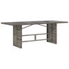 Vidaxl 9-Cz. Conjunto de Muebles de Jardín con Cojines, Gris, Ratán PE