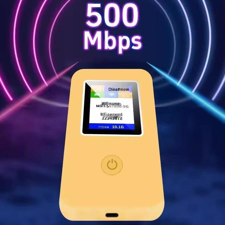 20265g Portable WiFi 6 Router - No SIM Needed, Mobile Hotspot for Outdoor Use