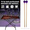 Middle Marimba Stick Mallets Xylophone Glockensplel Mallet with Beech Handle Percussion Kit Musical