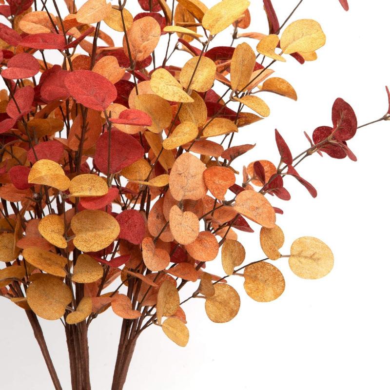 Autumn Artificial Eucalyptus Stems for Home and Office Decor