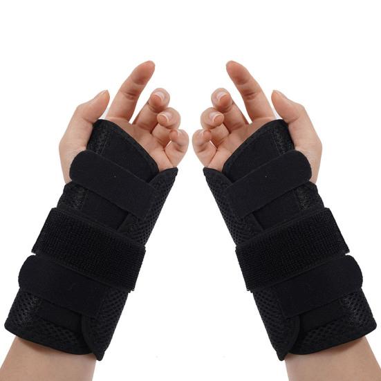 1 Par Karpaltunnelsyndrom Håndleddsstøtte for Artritt Seneskjedebetennelse Forstuving Håndskinne Beskyttelse Pustende Skinne Støtteortose for Skader Trening