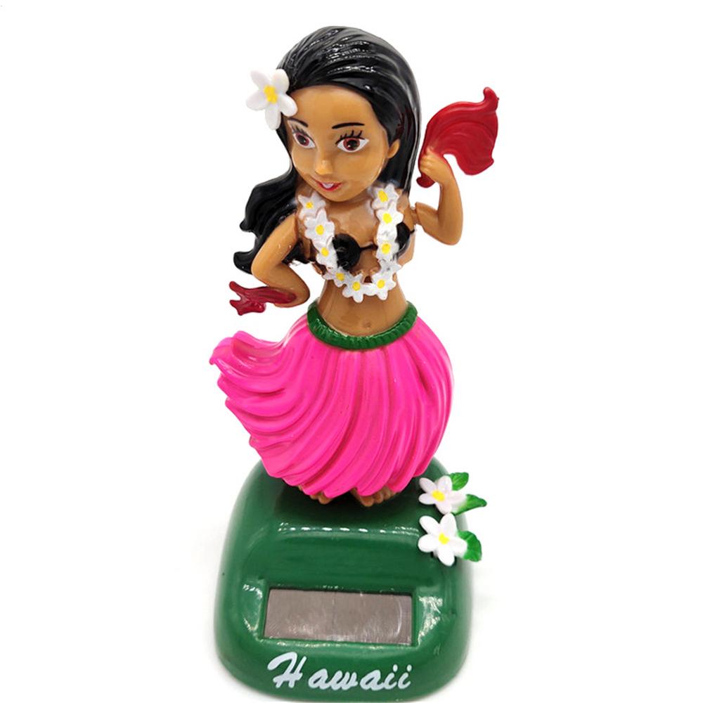 Girl Dashboard Doll Girl Dashboard Hawaii Dancing Girl Car Dashboard Decorations Solar Dancing Figure Toy