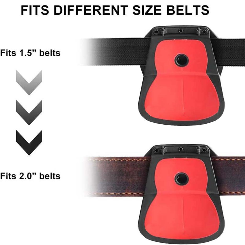 Handcuff Holder Plastic Tactic Polices Shackles Pouch Bag Belt Loop Secure Snap for Hinged Handcuff Chain Handcuff