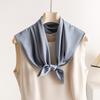 Elegant Elastic Satin Square Scarf Fashion Versatile Women Neck Scarf