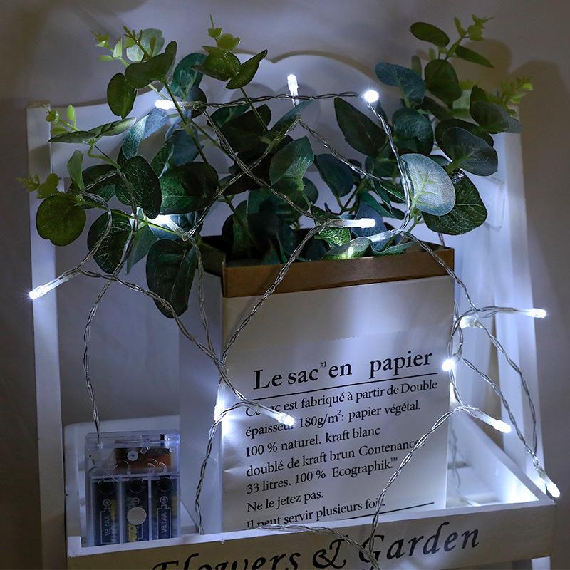 Solar-Powered LED Copper Wire Fairy Lights for Outdoor Decoration