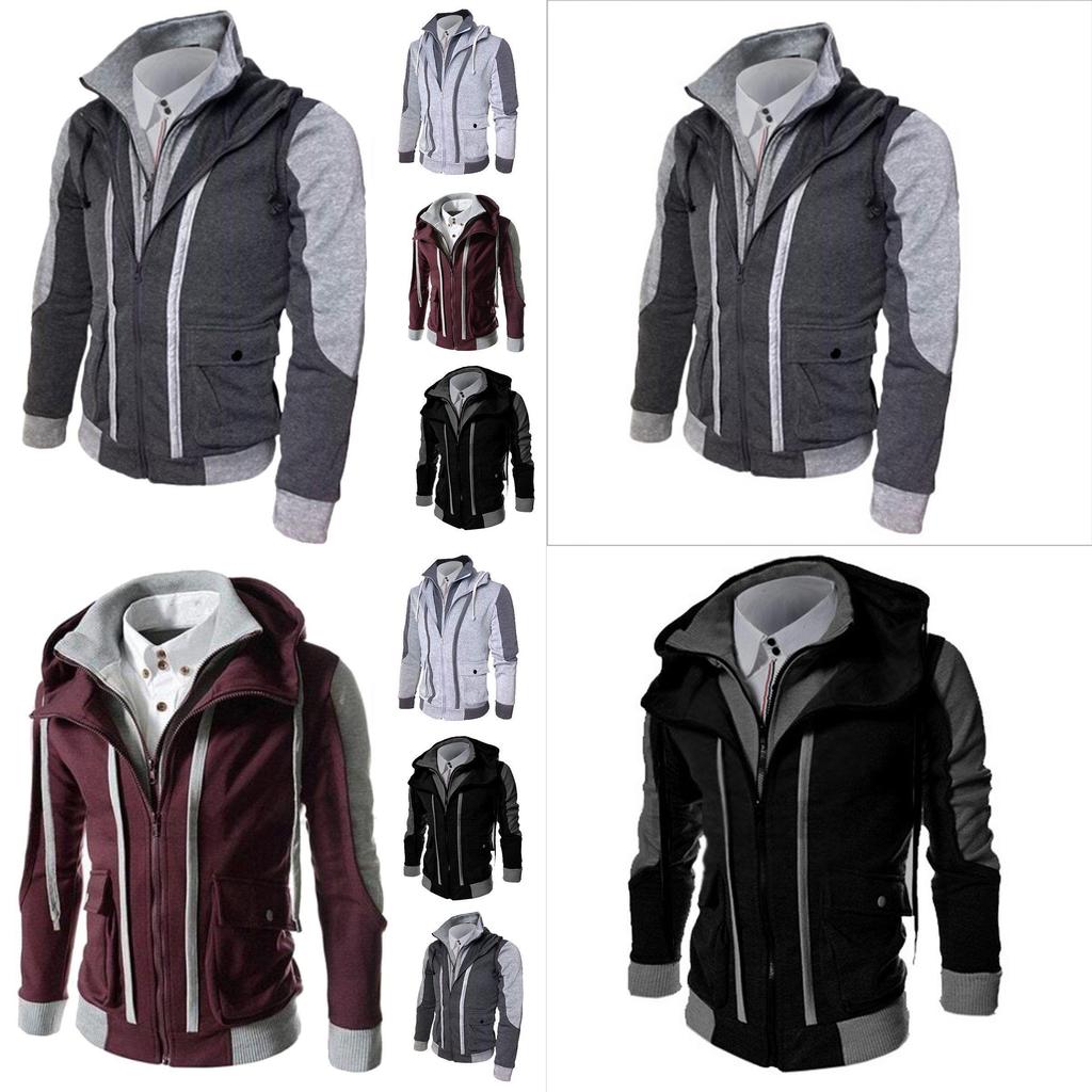 Luxurious Men's Winter Hoodie With Warm Hooded Sweatshirt For Ultimate Comfort