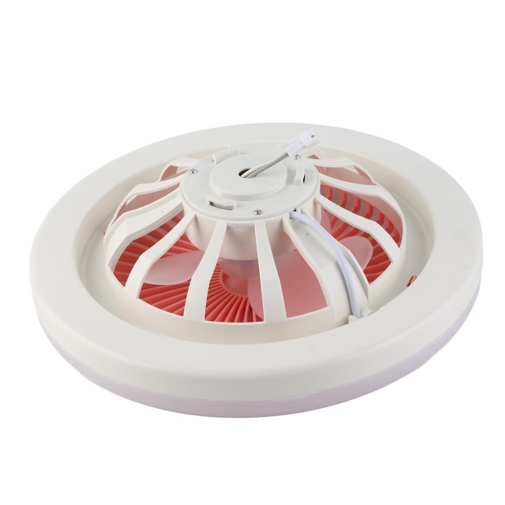 

AC 85-265V Ceiling Fan Light 30W Small Ceiling Fan Modern LED Fan Lamp Living Room розовый