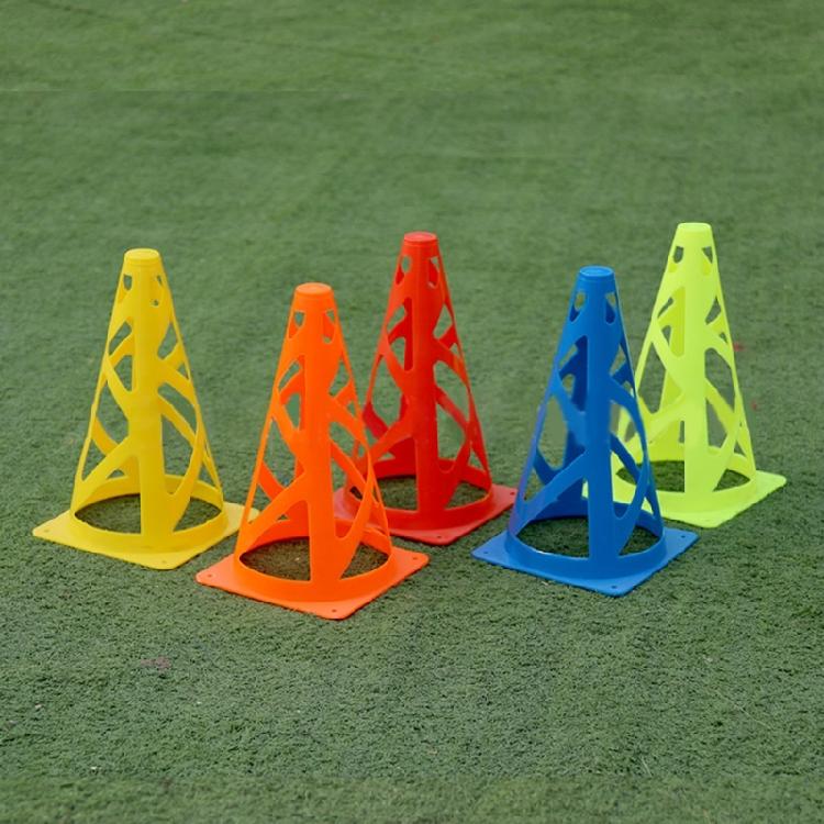 10Pcs 23cm Football Traffic Marker Cones Set for Basketball, Indoor Outdoor Game