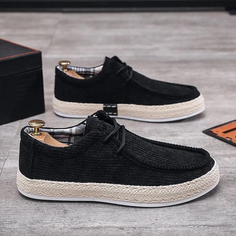 Men's Shoes Summer Breathable Lazy Casual Shoes Versatile Board Shoes Men's Cloth Shoes Sailing Shoes Men Sweat-Absorbant