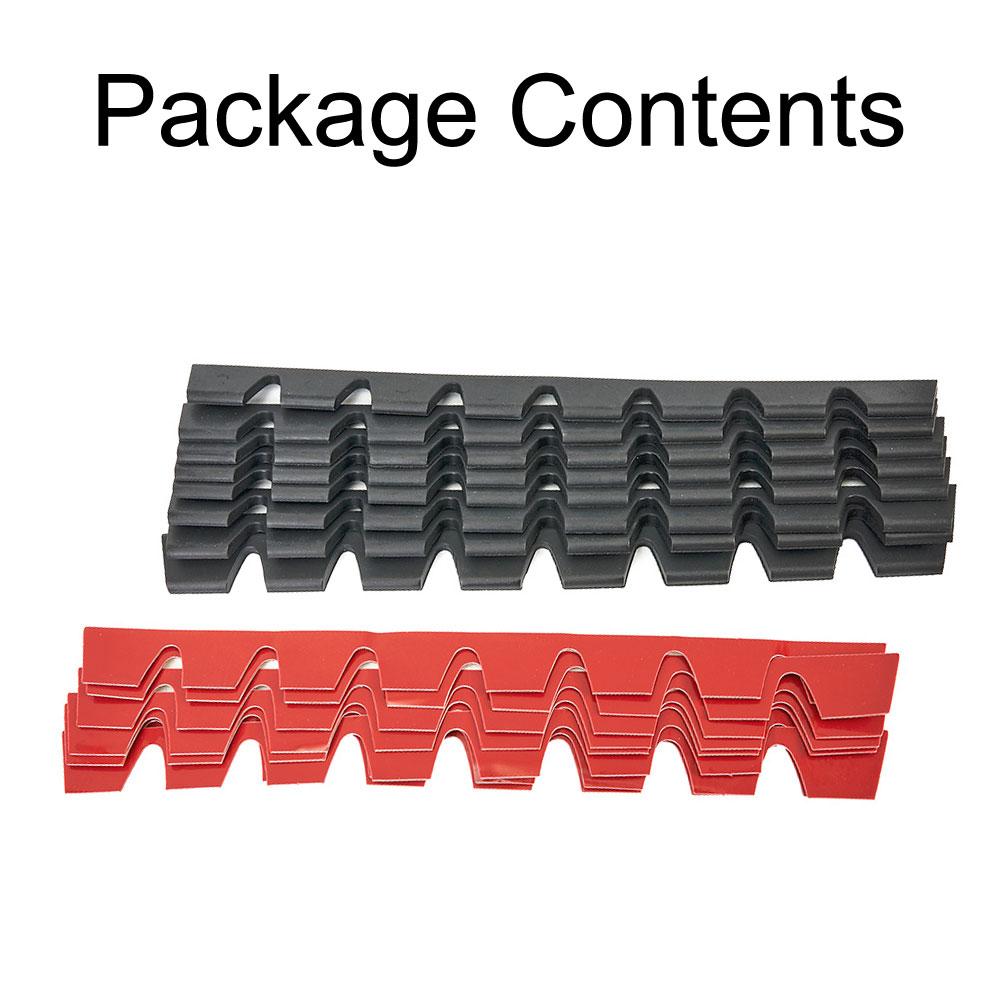 8pcs Universal Car Bumper Guard Anti-Scratch Kit Scrape Protector Skid Plate Car Front Lip Anti-collision Strip For Cars Trucks