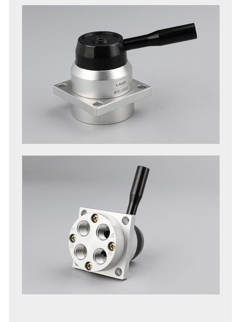 4HV210-0 Pneumatický ruční pákový ventil, 8cestný manuální ventil pro řízení vzduchu, Model K34R6-8/8D