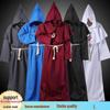 Medieval Monk & Wizard Cosplay Costume - Halloween Grim Reaper Robe