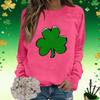 Women's Fashion  Printed Long Sleeve Loose Round Neck Sweatshirt Top