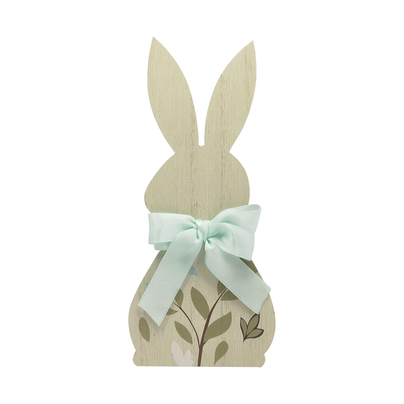 

Wooden Easter Bunny Tiered Ornaments Rustic Cute Party Favors