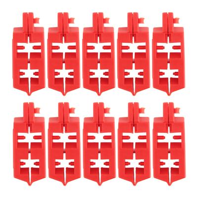 10Pcs Snap Auf Circuit Breaker Lockout PA Nylon Energie Isolation Sicherheit Circuit Breaker Lockout