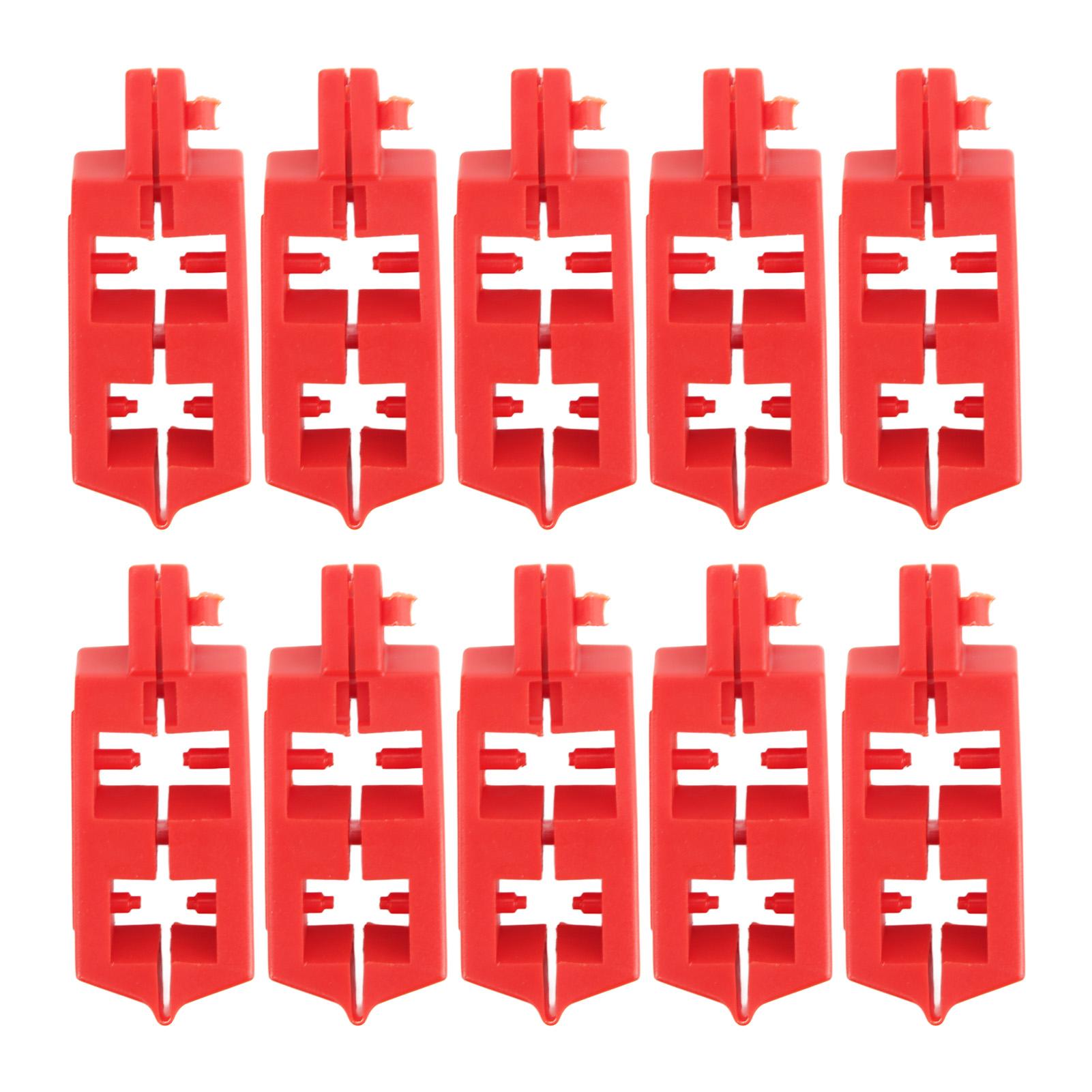 

10Pcs Snap On Circuit Breaker Lockout PA Nylon Energy Isolation Safety Circuit Breaker Lockout