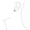14K Gold Plated Polished Brass Interlocking Love Knot Earrings [Bling Jewelry] Women's Clip-on