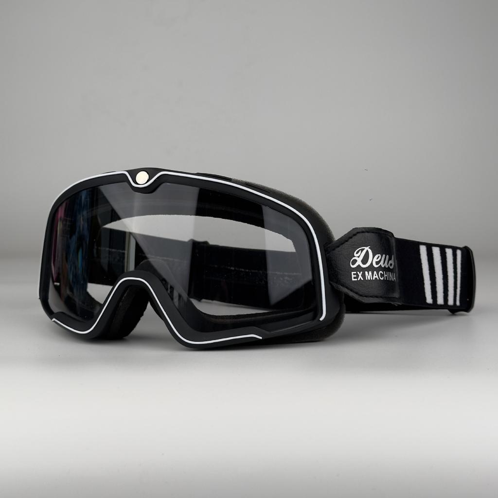 Vintage Motorradbrille Helmbrille Mountainbike Offroad-Fahrradbrille Winddicht