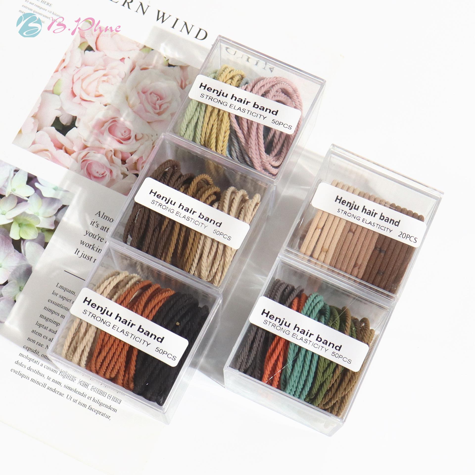 

Bei Fei Korean Fashion Undershirt & Hair Tie Set: Multiple Styles for Hair Styling