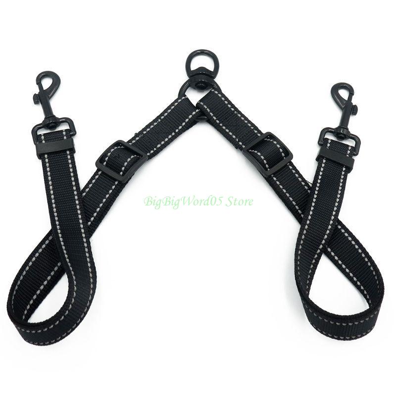 24TE Dual Adjustable Dog Leash for Small And Big Dog Traction Rope Harnesses
