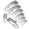 10pcs/lot Rectangle Shaped Hairpins Simple Metal Snap BB Hair Clips Barrettes For DIY Hairclips Headwear Hair Tools Accessories