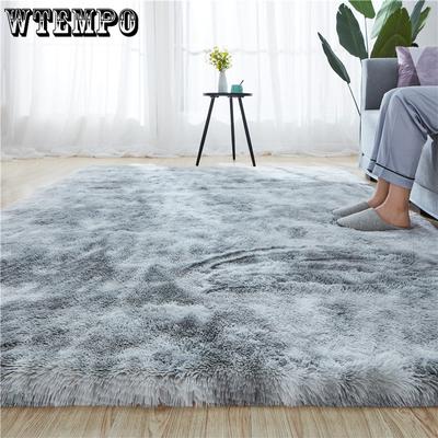 Teppich für Zuhause, Wohnzimmer, Schlafzimmer, große Teppiche, flauschiger Plüsch-Teppich, Heimdekoration, verdickter Batik-Teppich am Bett