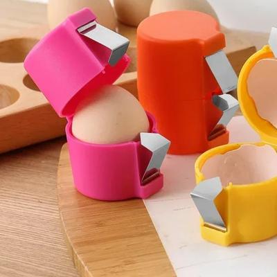 Akce Hot Sale Kráječ skořápek Šlehač na krájení surových vajec Separátor na sušená vejce Filtr Otvírák na vejce žlutá/oranžová/růžová červená Kuchyňské nástroje na pečení