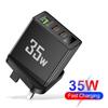 3.5A Smart USB & 2PD Digital Display Mobile Travel Charger