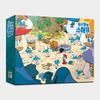 100 Piece Jigsaw Puzzle - Naughty Smurf Halloween (Large Piece), Popular Korean Puzzle