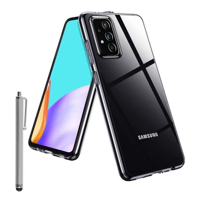Coque - VCOMP - Galaxy A52S 5G - UltraSlim - Transparent - Inclut Stylet