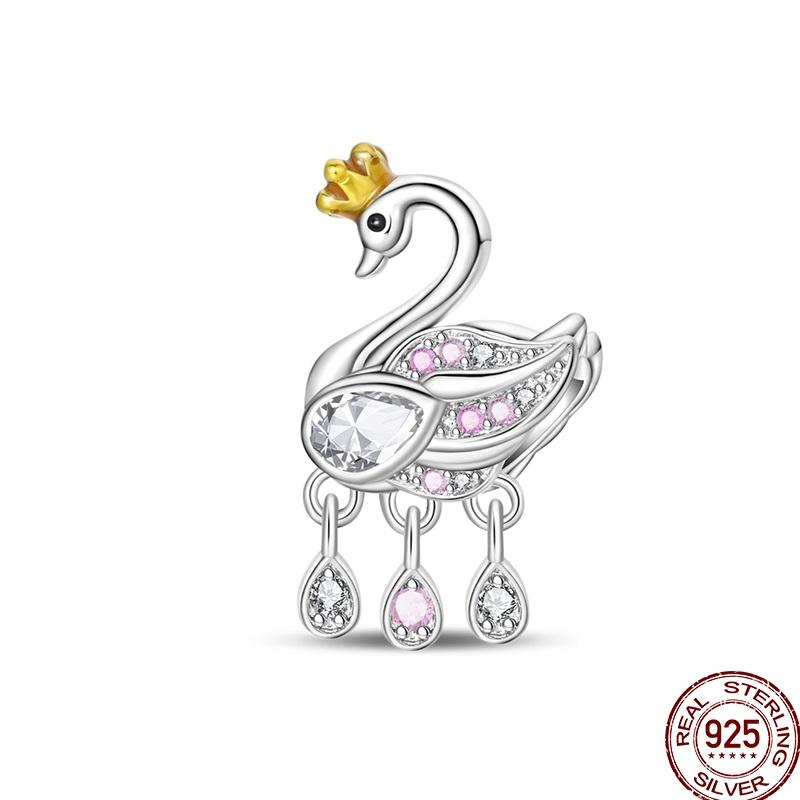 New Original Copper Elephant Cat Game Charms Bead Flower Baby Beads Fit 3Mm Bracelet Diy Jewelry Gifts For Women