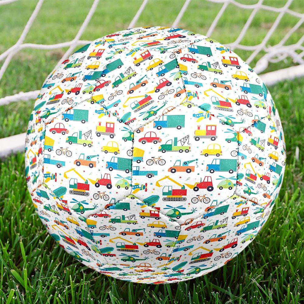Excavator Theme Size 5 Soccer Ball, Suitable for Both Indoor and Outdoor Matches, a Gift Suitable for Everyone.