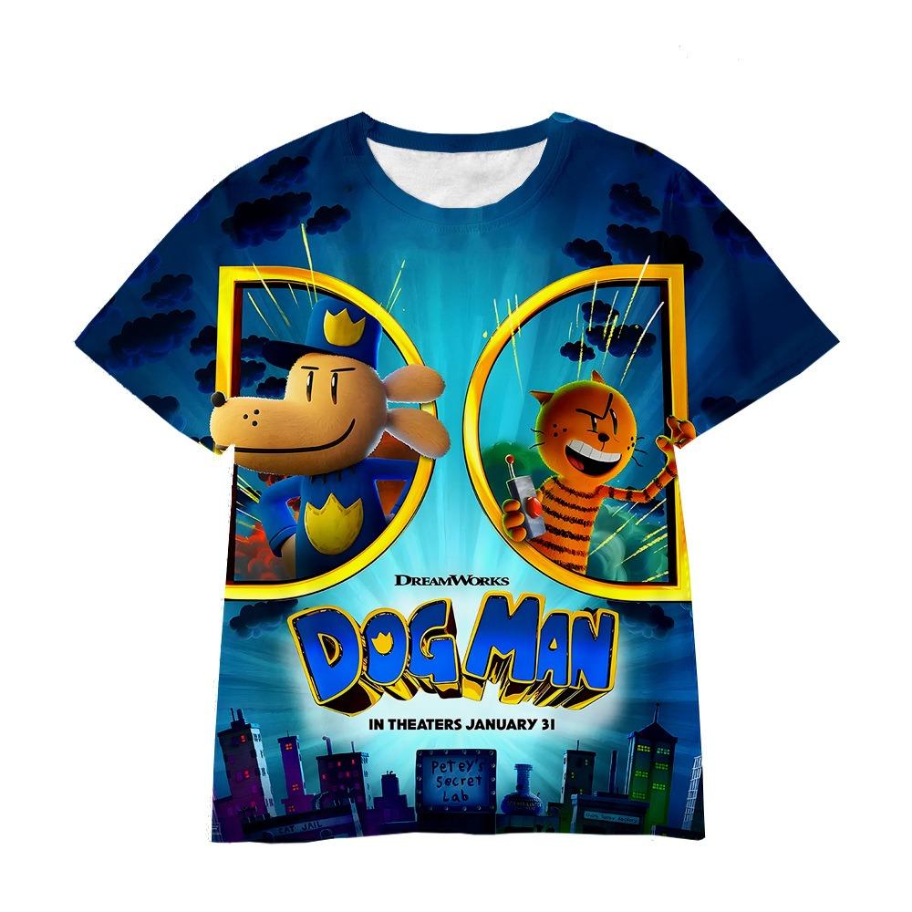 Personalisiertes, hübsches Cartoon-T-Shirt Anime-Kinder-T-Shirt 3D-Digitaldruck Herren-Kurzarm-Sommer-T-Shirt Top