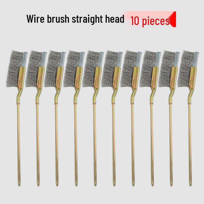 Stainless Steel Wire Brush with Handle - Rust Remover and Barbecue Grill Cleaner