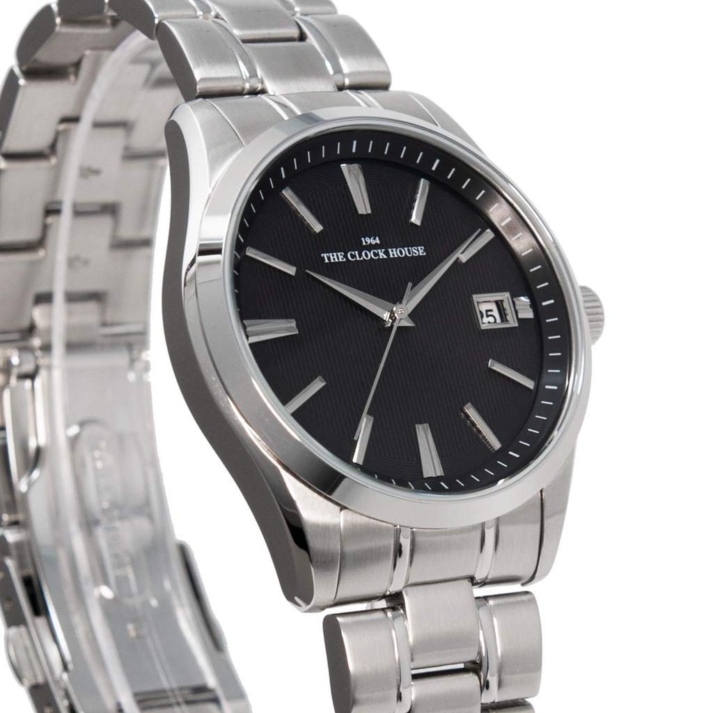 Clock THE CLOCK HOUSE Watch Business Formal Solar [The House] Men's MBF1006-BK1A