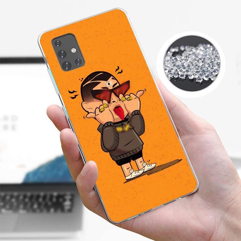 Bad Bunny Heart Case Phone Cover for Samsung Galaxy A52 A51 A50 A42 A32 A22 A12 A02S A72 A71 A70 A41 A31 A21S A40 A30S A20E A10S
