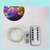 Christmas Copper Wire String Lights With Usb Remote Control 8 Functions For Holiday Decor