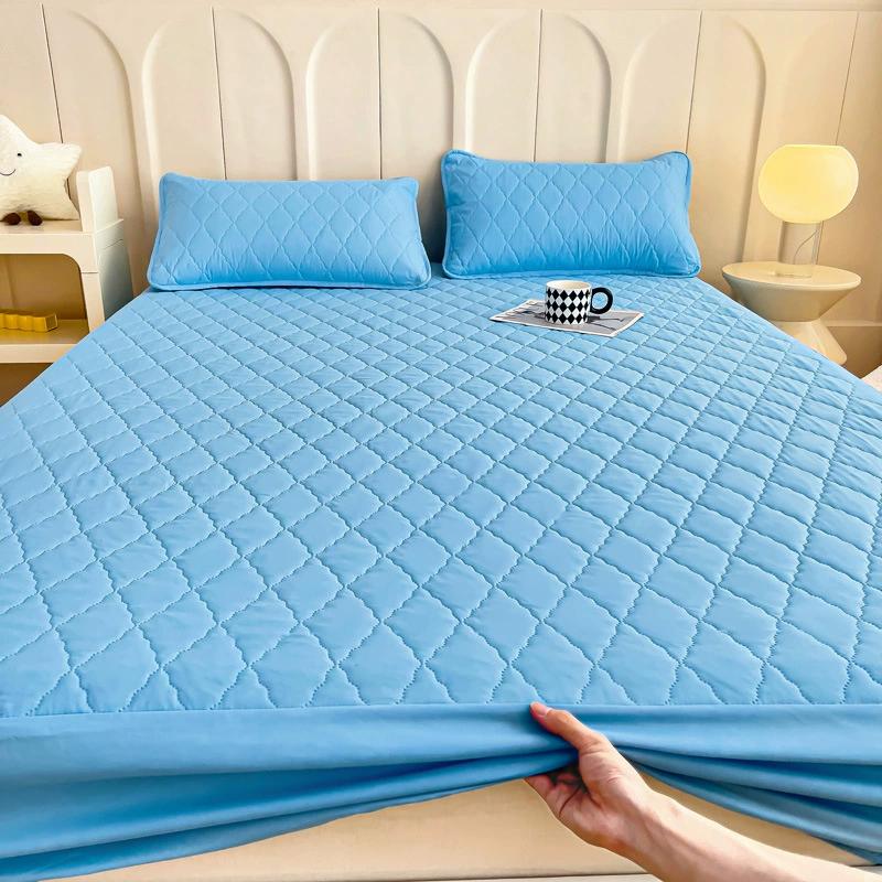 

Cotton Quilted Waterproof Bed Sheet for Simmons Mattress - Urine Isolation & Non-Slip Design 120X200