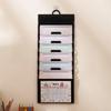 Wall Mounted File Organizer Large Capacity File Storage Bag Fodable Hanging File Folders  Office