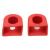 2Pcs Silicone Fixed Gear Bicycle Crank Cover MTB Crank Arm Sleeve Cover Protective CaseRed