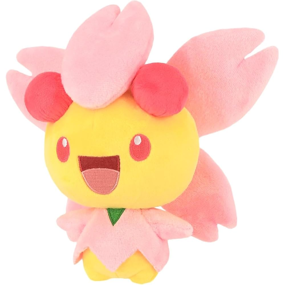 Sanei Boeki Pocket Monsters All Star Collection Cherim (Posiform) Plush Toy 20x12.5x19cm