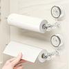 Easy Installion Rotatable Paper Towel Holder Suction Cup Hook for Efficient Kitchen and Bathroom Storage Solution