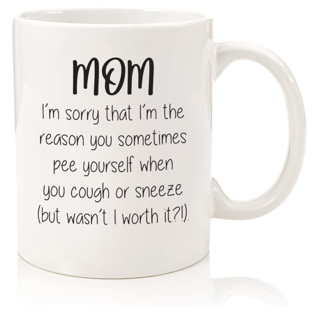 11oz Coffee Mug Ceramic Tea Cup for Coffee, Tea and Hot Drinks Gift, Father's and Mother's Day for Dad and Mom