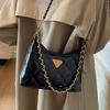 Korean fashionable niche light luxury high-end texture diamond chain bag casual versatile personalized commuting shoulder messenger bag