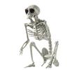 Halloween Skeleton Animal Decoration Creepy Cat/Dog/Bird/Rat/Goat Head Plastic Bones for Courtyard Graveyard Halloween Decor