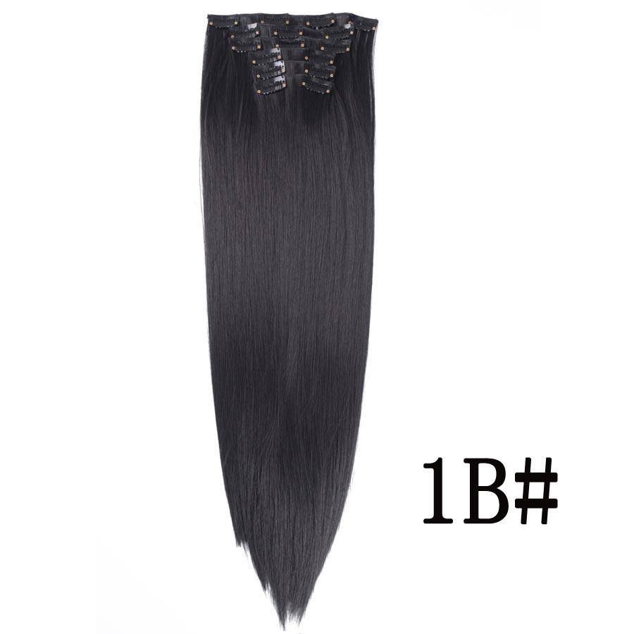 Buy 2020 New Years6pcs/set Clip In Human Hair Extensions Synthetic